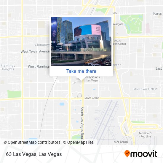 Mapa de 63 Las Vegas