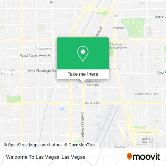 Welcome To Las Vegas map