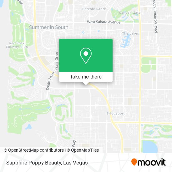 Sapphire Poppy Beauty map