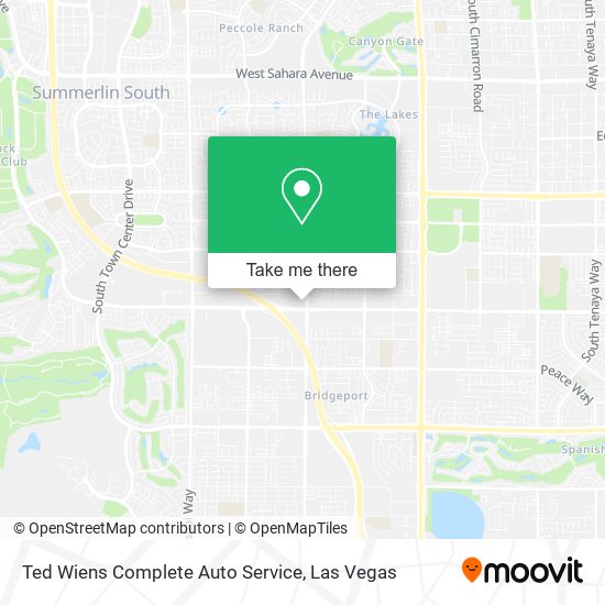Mapa de Ted Wiens Complete Auto Service
