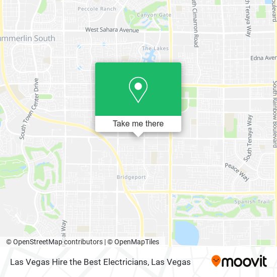 Las Vegas Hire the Best Electricians map