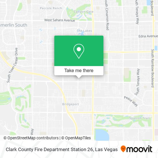 Clark County Fire Department Station 26 map