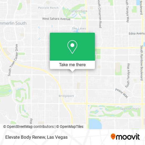 Mapa de Elevate Body Renew