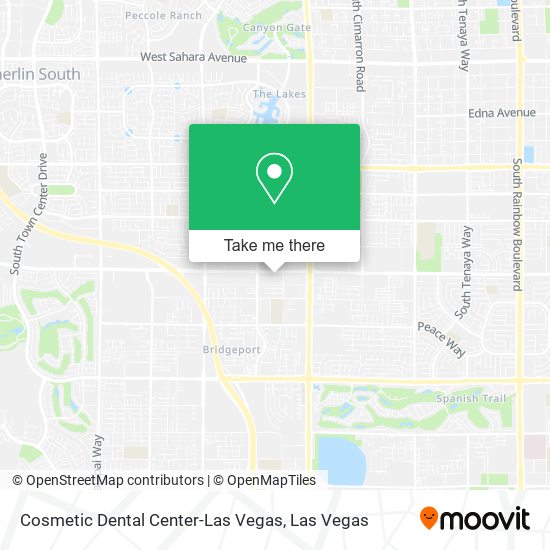 Cosmetic Dental Center-Las Vegas map