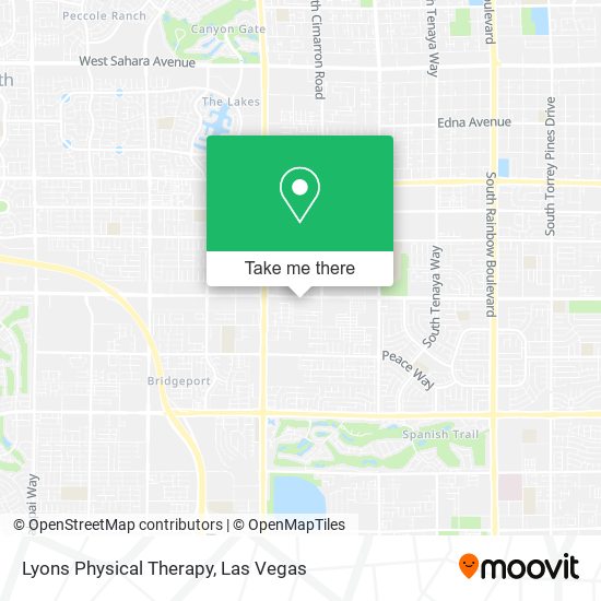 Mapa de Lyons Physical Therapy