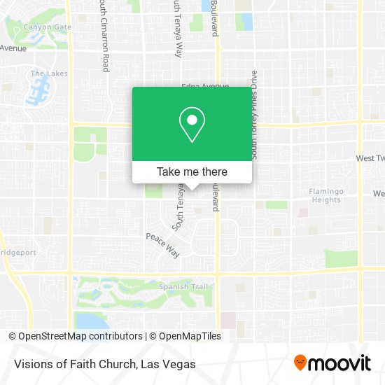 Visions of Faith Church map