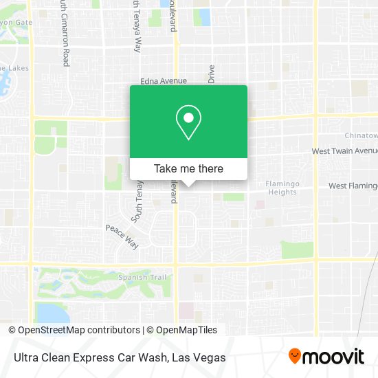 Mapa de Ultra Clean Express Car Wash