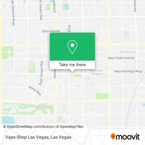 Mapa de Vape Shop Las Vegas