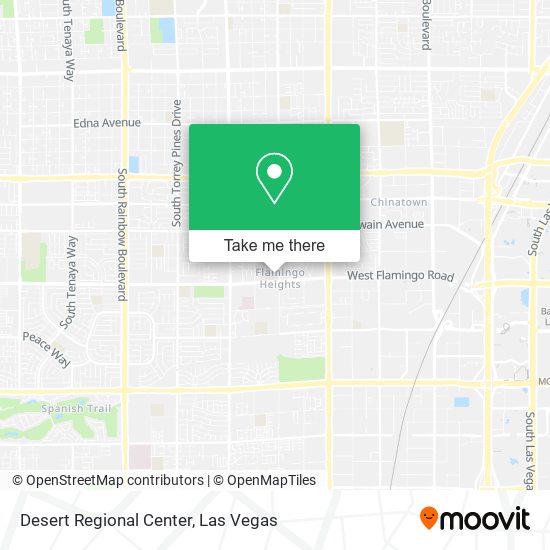Mapa de Desert Regional Center