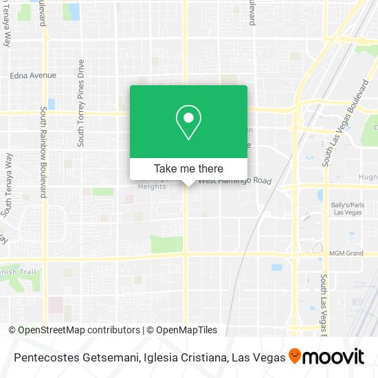 Pentecostes Getsemani, Iglesia Cristiana map
