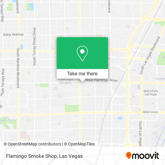 Mapa de Flamingo Smoke Shop