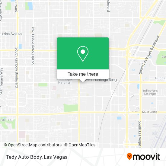 Tedy Auto Body map