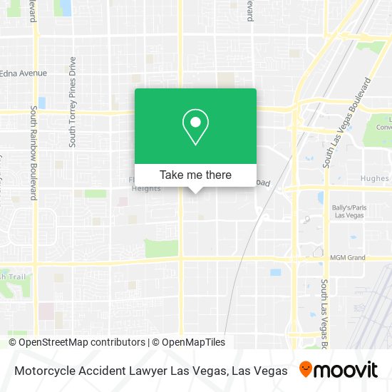 Motorcycle Accident Lawyer Las Vegas map