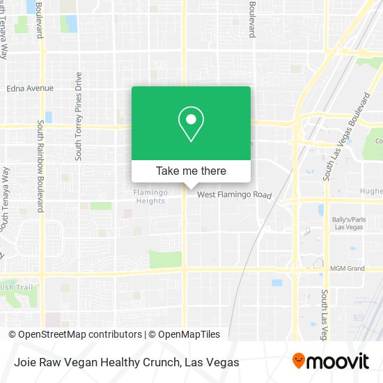 Joie Raw Vegan Healthy Crunch map