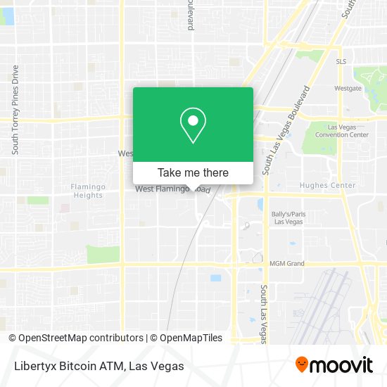 Mapa de Libertyx Bitcoin ATM