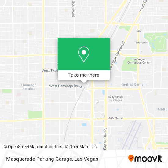 Masquerade Parking Garage map