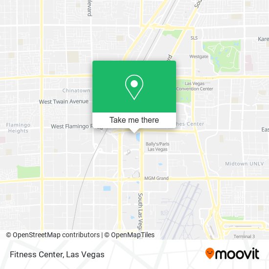 Mapa de Fitness Center