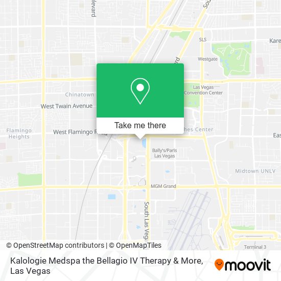 Kalologie Medspa the Bellagio IV Therapy & More map