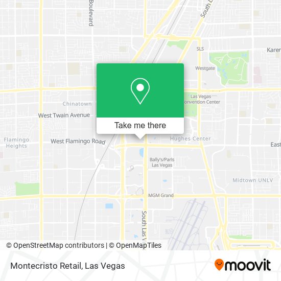 Montecristo Retail map