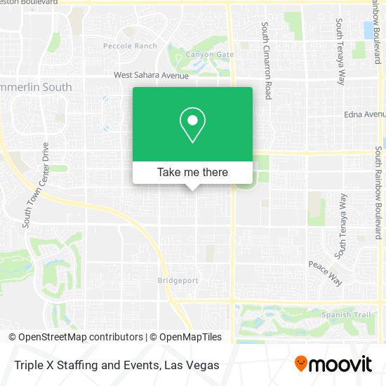 Triple X Staffing and Events map