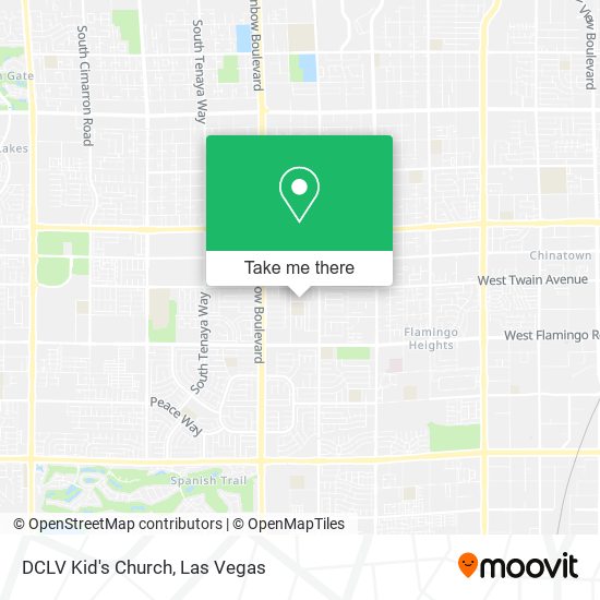 DCLV Kid's Church map