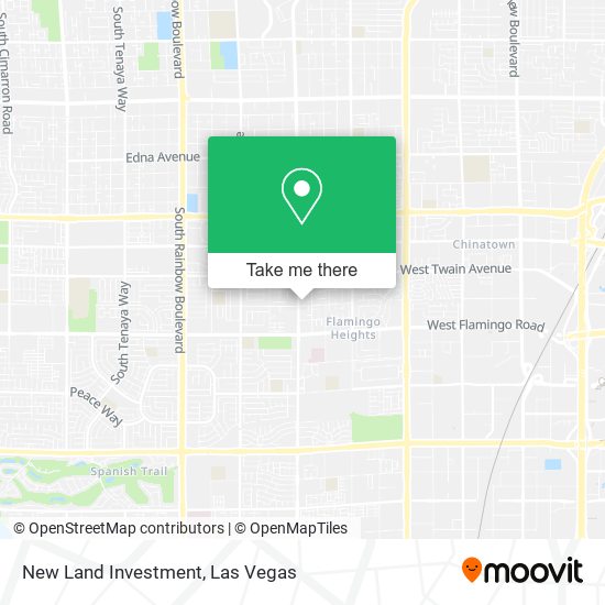 New Land Investment map