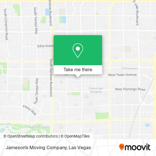 Jameson's Moving Company map