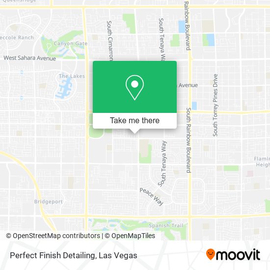 Perfect Finish Detailing map