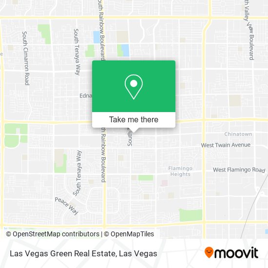 Las Vegas Green Real Estate map