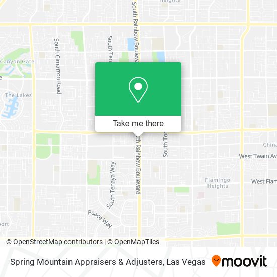 Mapa de Spring Mountain Appraisers & Adjusters