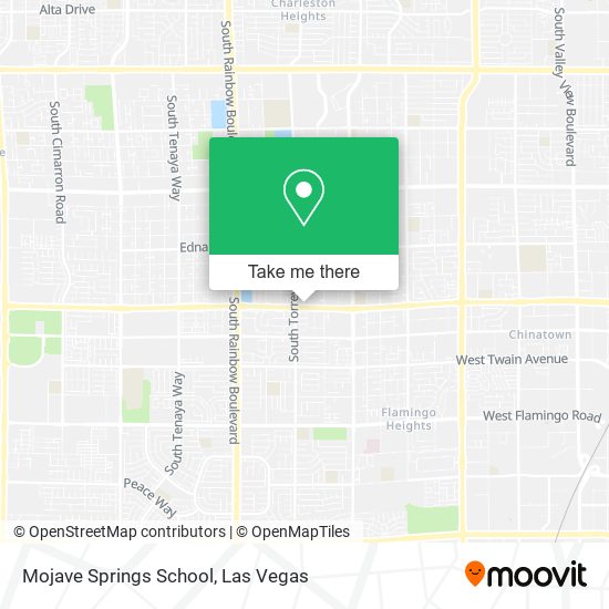 Mojave Springs School map