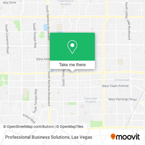 Professional Business Solutions map