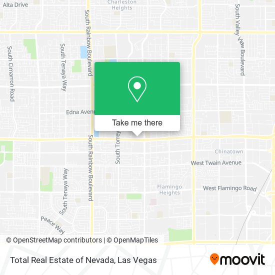 Mapa de Total Real Estate of Nevada