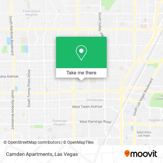 Camden Apartments map