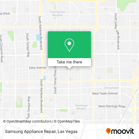 Samsung Appliance Repair map
