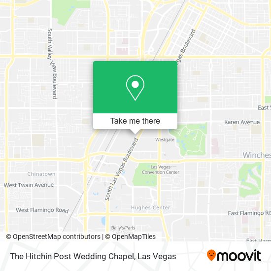The Hitchin Post Wedding Chapel map