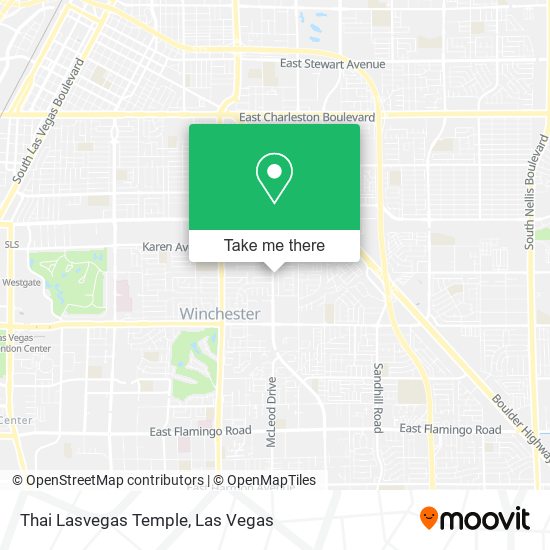 Thai Lasvegas Temple map