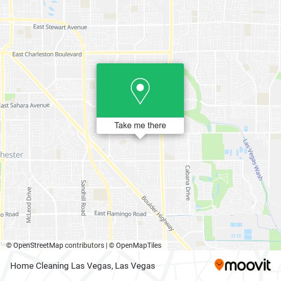 Home Cleaning Las Vegas map
