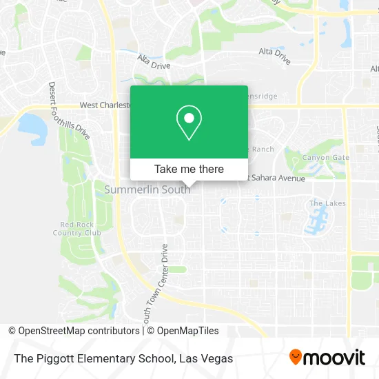 The Piggott Elementary School map