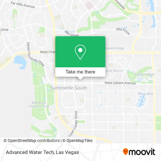 Advanced Water Tech map