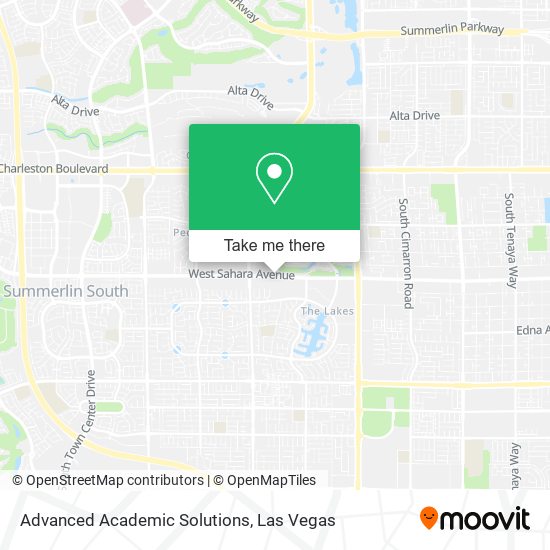 Advanced Academic Solutions map