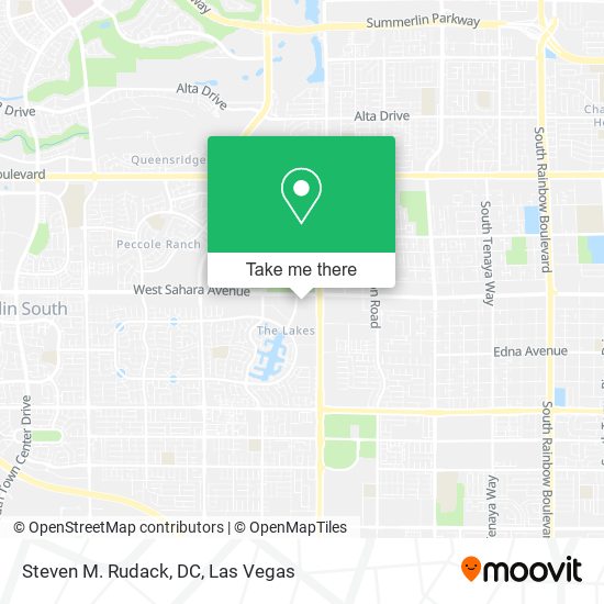 Steven M. Rudack, DC map