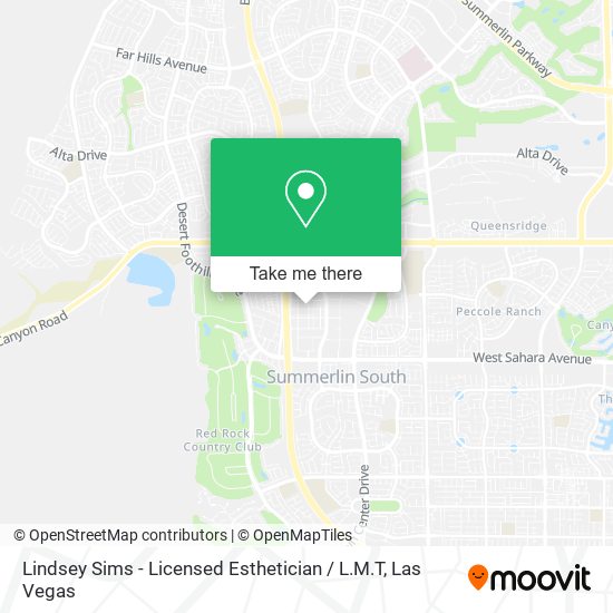 Lindsey Sims - Licensed Esthetician / L.M.T map