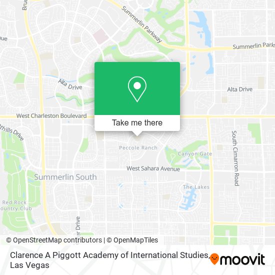 Mapa de Clarence A Piggott Academy of International Studies