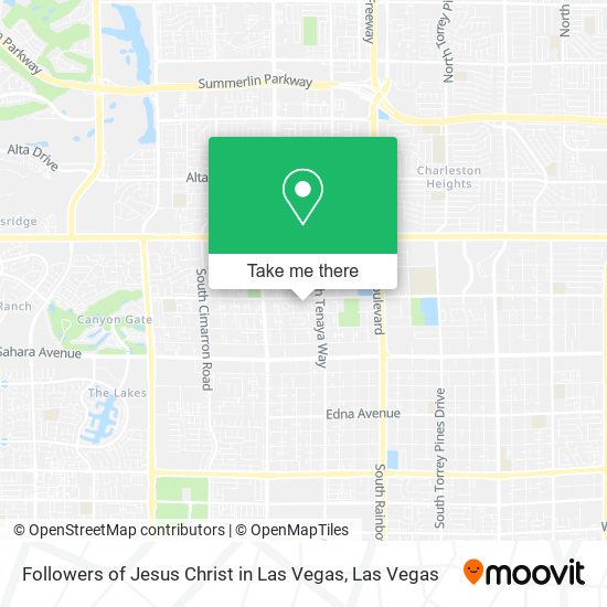 Mapa de Followers of Jesus Christ in Las Vegas