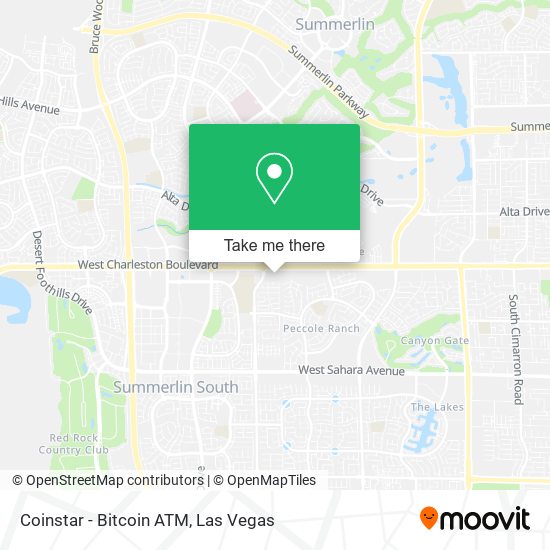 Coinstar - Bitcoin ATM map