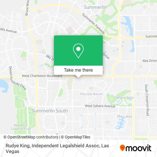 Rudye King, Independent Legalshield Assoc map