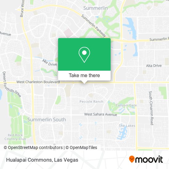 Mapa de Hualapai Commons