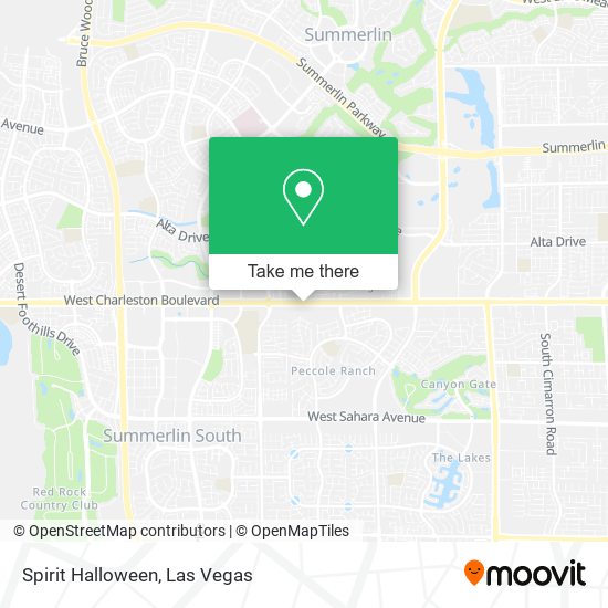 Mapa de Spirit Halloween