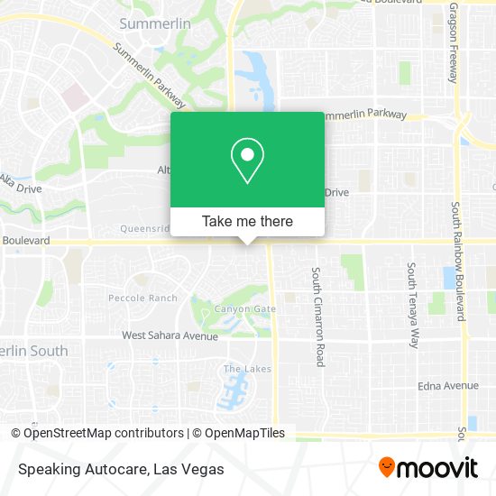 Speaking Autocare map